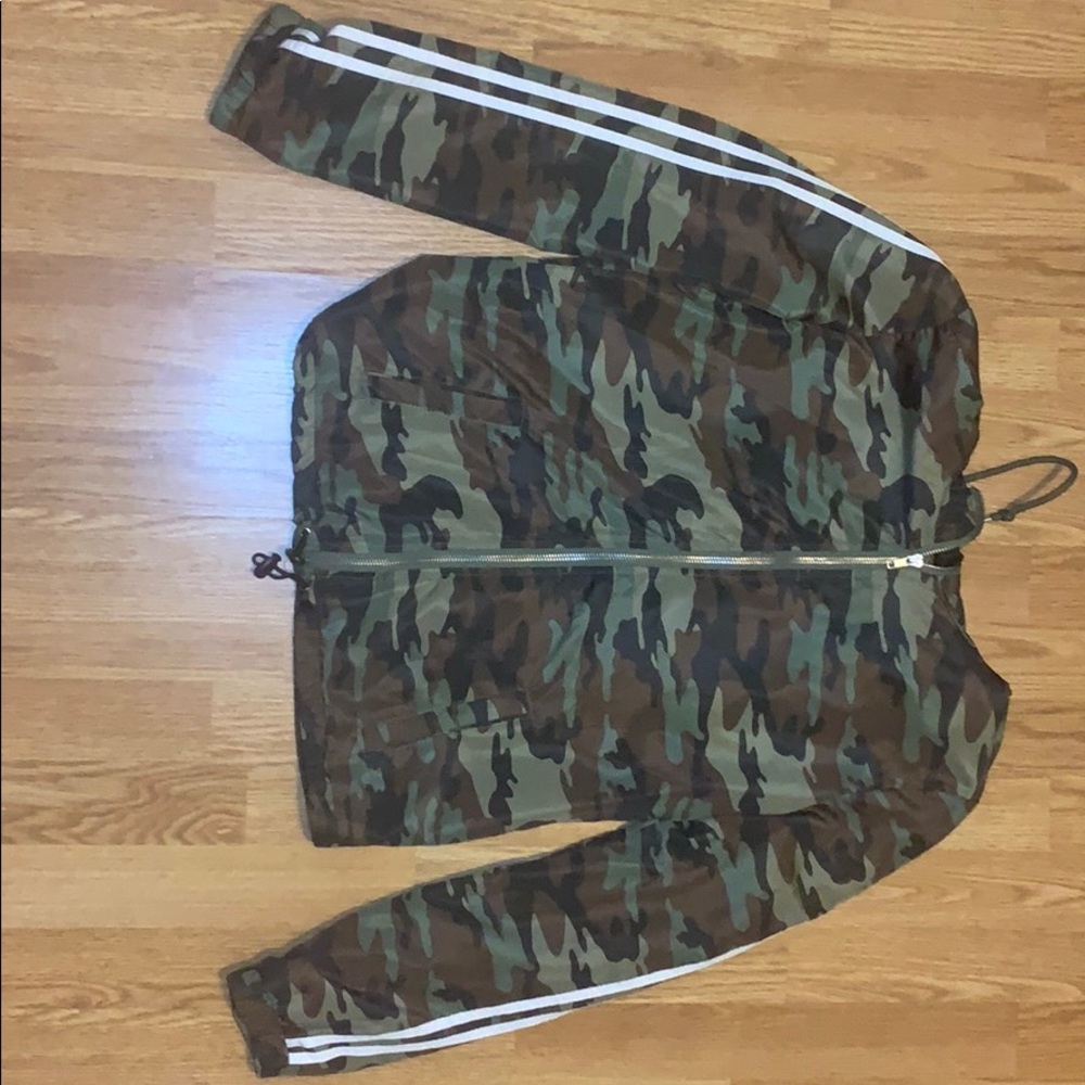 Brand new Camo Windbreaker Jacket